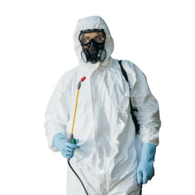 La tenue sécuriser a mettre durant la partie pratique de la formation certibiocide